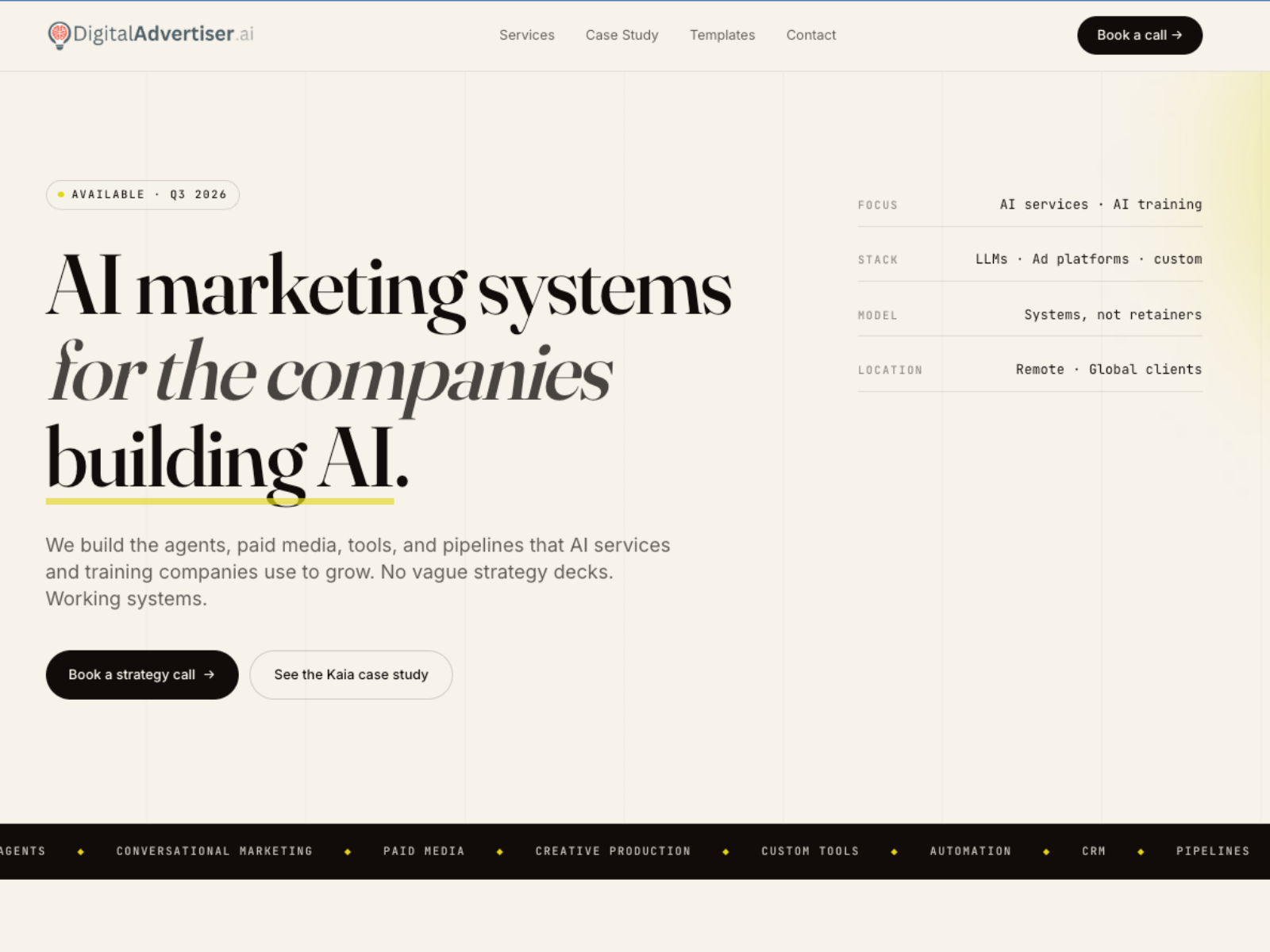 Agency flagship site